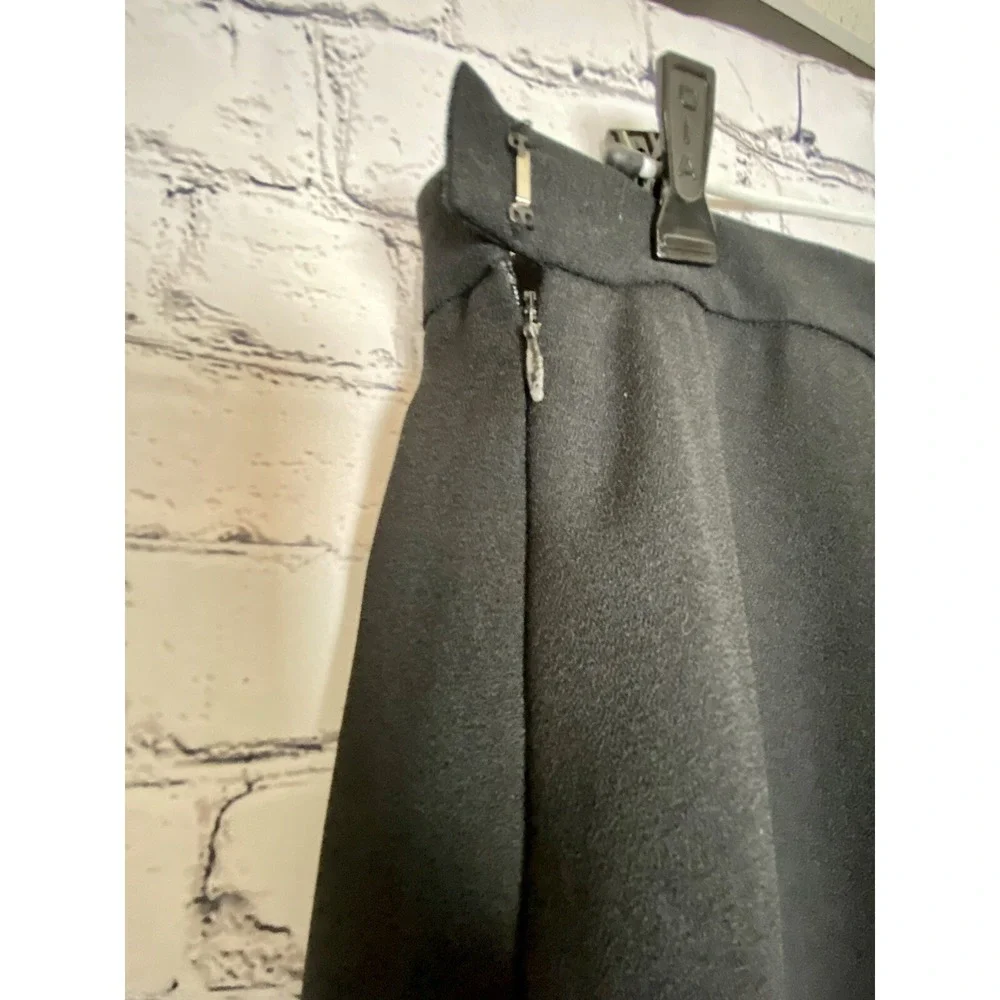 Charles Glueck Focus‎ 2000 Women's Black Pleated Lined Dress Pants Size 14